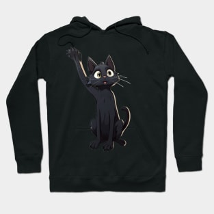 Black Cat hailing a taxi? Hoodie